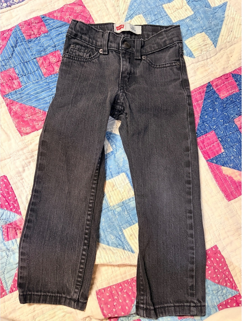 Levi's 511 Skinny Jeans Toddler Boys Size 3T Black Denim Pants